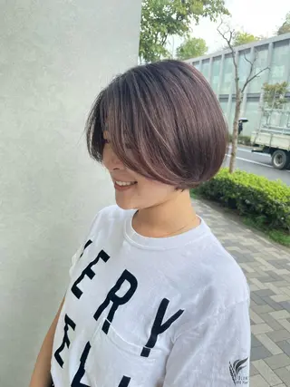 ショート レイヤー/デジパ SAKIのヘアスタイル
