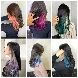 ロング カラー ヘアアレンジ AUBE HAIRazul吉祥寺所属・綺麗な髪質にしたい方 限定🌈清水　祥のヘアスタイル