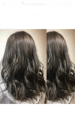 ロング カラー box mico. mutsumiのヘアスタイル