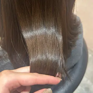 ミディアム カラー LaBless あべのキューズサロン所属・艶カラー/あいか💜 天王寺阿倍野のヘアスタイル