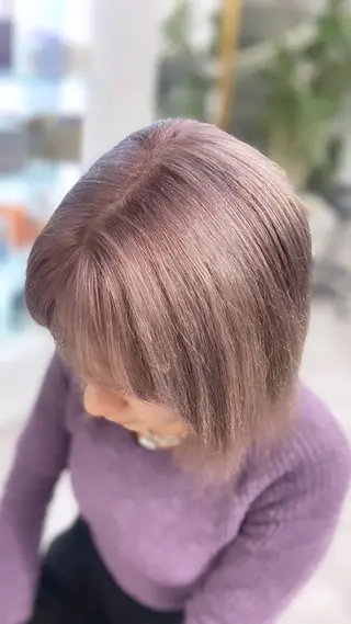 ショート カラー ハイトーン/ダブル カラー/akihoのヘアスタイル