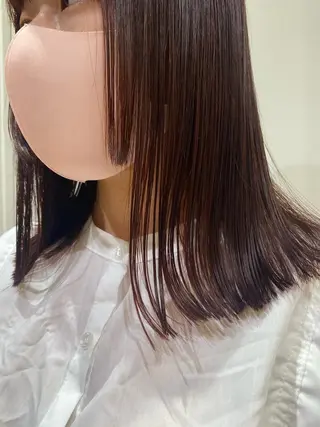 セミロング カラー ヘアアレンジ パーマ指名No1 /namiのヘアスタイル