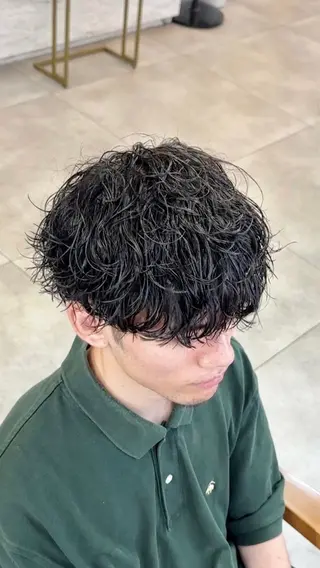 パーマ メンズ メンズパーマ/新宿/ サイカショウイチのヘアスタイル