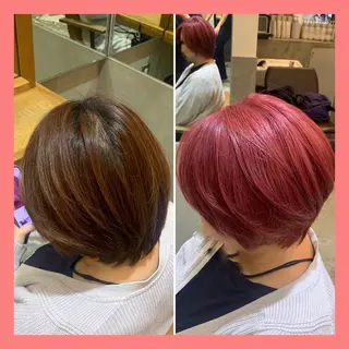 ショート カラー ✂️RIKUKI🎨 【駒込美容師🎀】のヘアスタイル