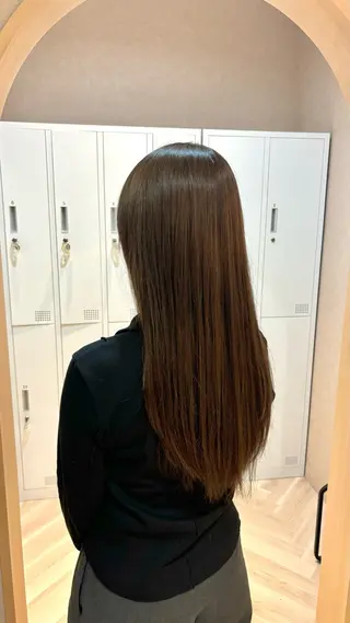 セミロング 透明感カラー🤎/ ツヤカラー/さくらのヘアスタイル