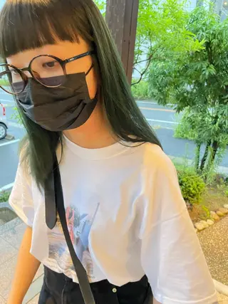 セミロング カラー 吉田 浩太郎のヘアスタイル