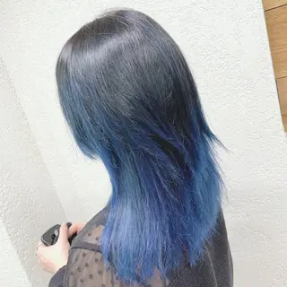 ロング カラー 🔥ブリーチカラー 槙川のヘアスタイル