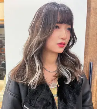 ロング カラー hemm,hemm.所属・似合わせヘア 💐たかさきかなこのヘアスタイル