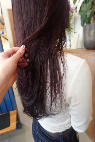 ミディアム カラー Stoop所属・momo /ボブ/パーマのヘアスタイル