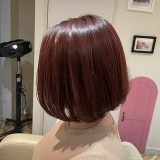 カラー ボブ・レイヤー 田中 励也のヘアスタイル