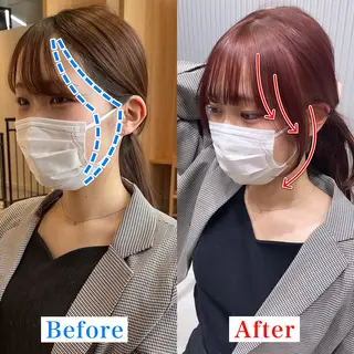 ロング カラー ヘアアレンジ DX SHARE SALON 原宿店所属・レイヤーカット/ 田中 しょうのヘアスタイル