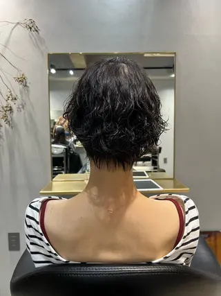 ショート カラー パーマ 【arc】 佐藤未希穂/レイヤーのヘアスタイル