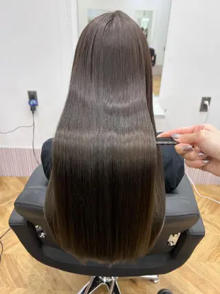 ロング カラー ヘアアレンジ ✨カチモリ✨レイヤー 韓国ヘア🇰🇷ゆいのヘアスタイル