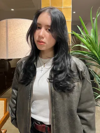 ロング カラー レイヤー/ 透明感SHIMAのヘアスタイル