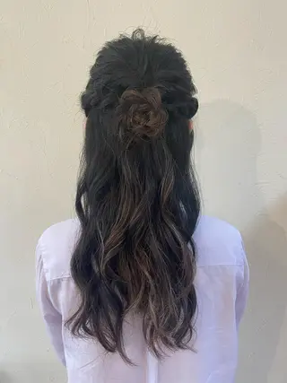 ロング 藤本 鈴捺のヘアスタイル