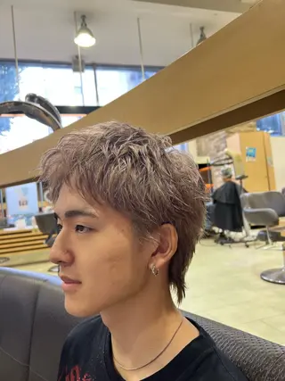 ショート カラー メンズ メンズカット松戸/韓 国/メンズパーマ航太のヘアスタイル