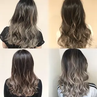 ミディアム カラー AMI Hair  supply所属・髪質改善カラー 韓国風レイヤーのヘアスタイル