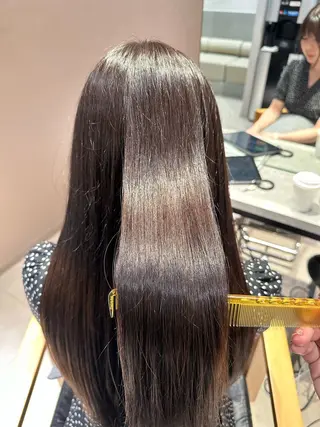 ロング Un ami omotesando 【アンアミ　オモテサンドウ】所属・RIKO/暖色カラー /縮毛矯正/ミニボブのヘアスタイル