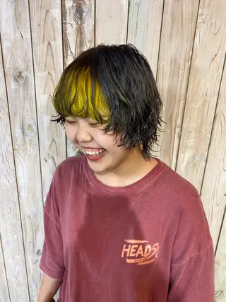 ショート カラー パーマ/カット /まなきのヘアスタイル