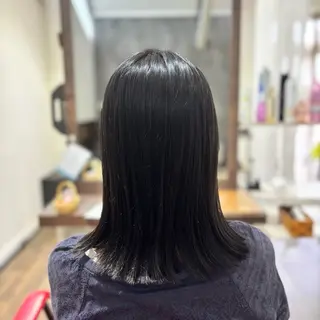セミロング しばた ゆらのヘアスタイル