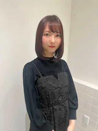 ショート カラー loulou所属・透明感カラー 💎飯塚ゆうきのヘアスタイル