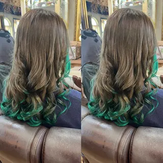 セミロング hair&make  SORA所属・美髪/ 艶カラー/まや🦋のヘアスタイル