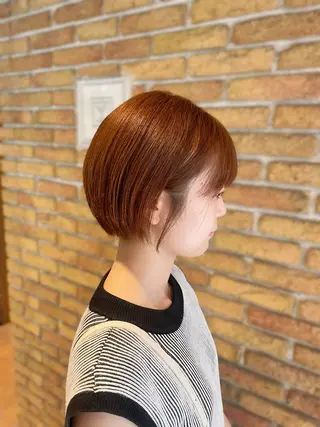 ショート カラー 川本 芹奈のヘアスタイル