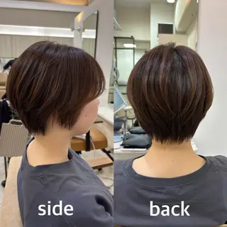 ショート HairMake NEW YORK所属・カットモデル募集/ 加藤美月のヘアスタイル
