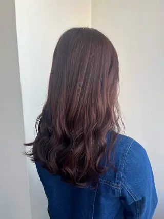 セミロング カラー Sherry/R 三川町　山本なつみのヘアスタイル