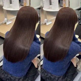 ロング 新宿No.1艶髪矯正 美艶カラー/FUKAのヘアスタイル