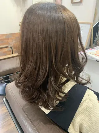 セミロング カラー hair Libra所属・ヘアー リブラのヘアスタイル