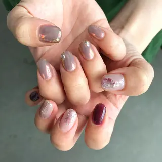 ネイル Ray. ／綺麗目ニュアンスのネイルデザイン