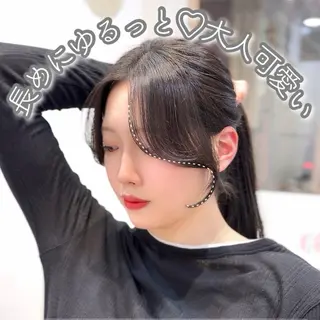 ロング カラー suzuka/透明感 カラー 美髪縮毛矯正のヘアスタイル