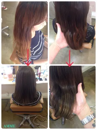 ミディアム カラー 💎髪質改善💎 デザイナーshinのヘアスタイル