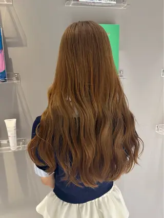ロング カラー Harris　表参道・外苑前・青山　表参道本店所属・艶カラー/ハイトーン /アレンジ/meiのヘアスタイル
