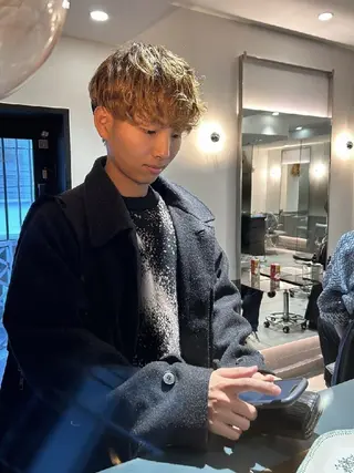 パーマ メンズ 【メンズカット/パー マ👦】momo🌷のヘアスタイル