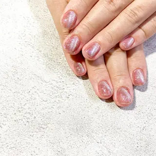 ネイル ゴテゴテ💙ワンホン リオナのネイルデザイン