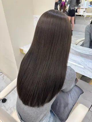 ロング レイヤーカット/髪質 改善/momo🎀のヘアスタイル