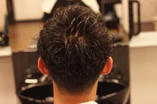 ショート パーマ メンズ 前田賢生 ご新規様はNGのヘアスタイル