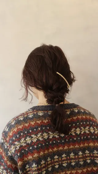 ミディアム パーマ 来美 / クルミのヘアスタイル