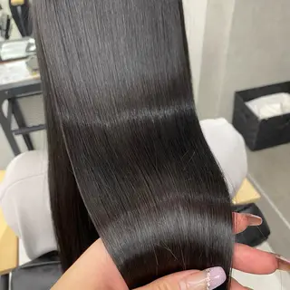 セミロング カラー mona/ ストレートスタイル✨のヘアスタイル