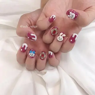 ネイル n'eige nail所属・大谷 綾香のネイルデザイン