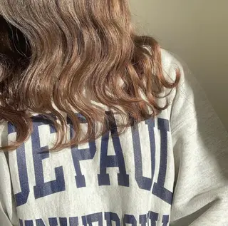 セミロング MUKU所属・fuka モデル募集のヘアスタイル