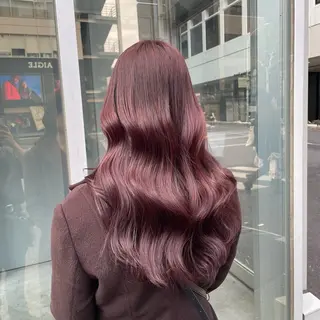 セミロング カラー 大人っぽ♡上品な暖色 ♡ブリーチなし♡のヘアスタイル