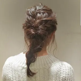 ヘアアレンジ 🙃 透明感カラー/ボブのヘアスタイル