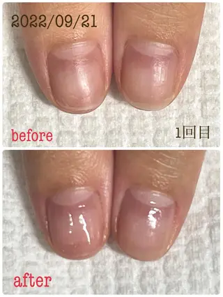 カラー メンズ ネイル Chérinail 爪のお手入れのネイルデザイン