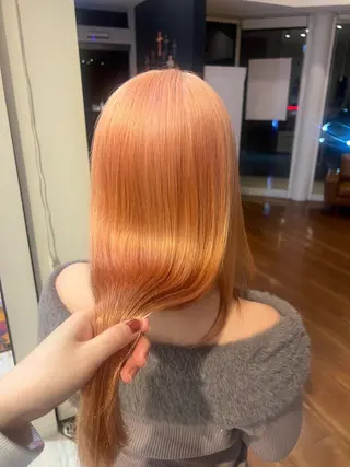 カラー レディース特化 ナチュラル☘︎︎芹七のヘアスタイル