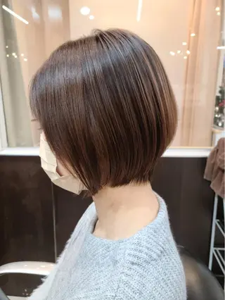 ショート ショートボブ✨️ 池田芽生のヘアスタイル