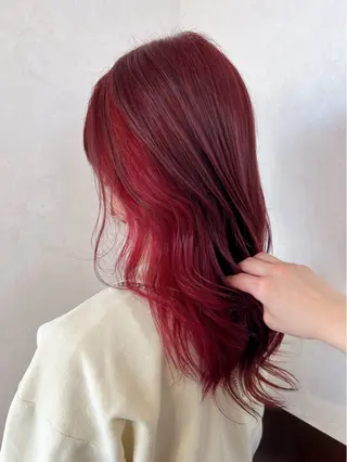 カラー nehus nagaoka所属・🖤複雑履歴ブリーチ Mizuki 🖤のヘアスタイル