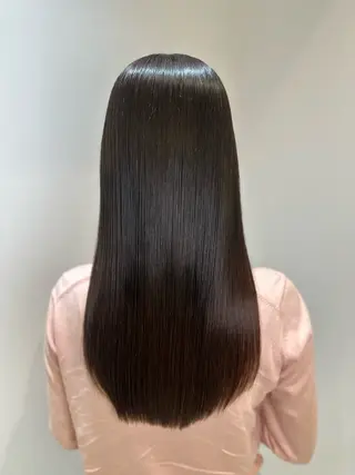 ロング パーマ 髪質改善/縮毛矯正 /ブリーチ矯正/岡部のヘアスタイル